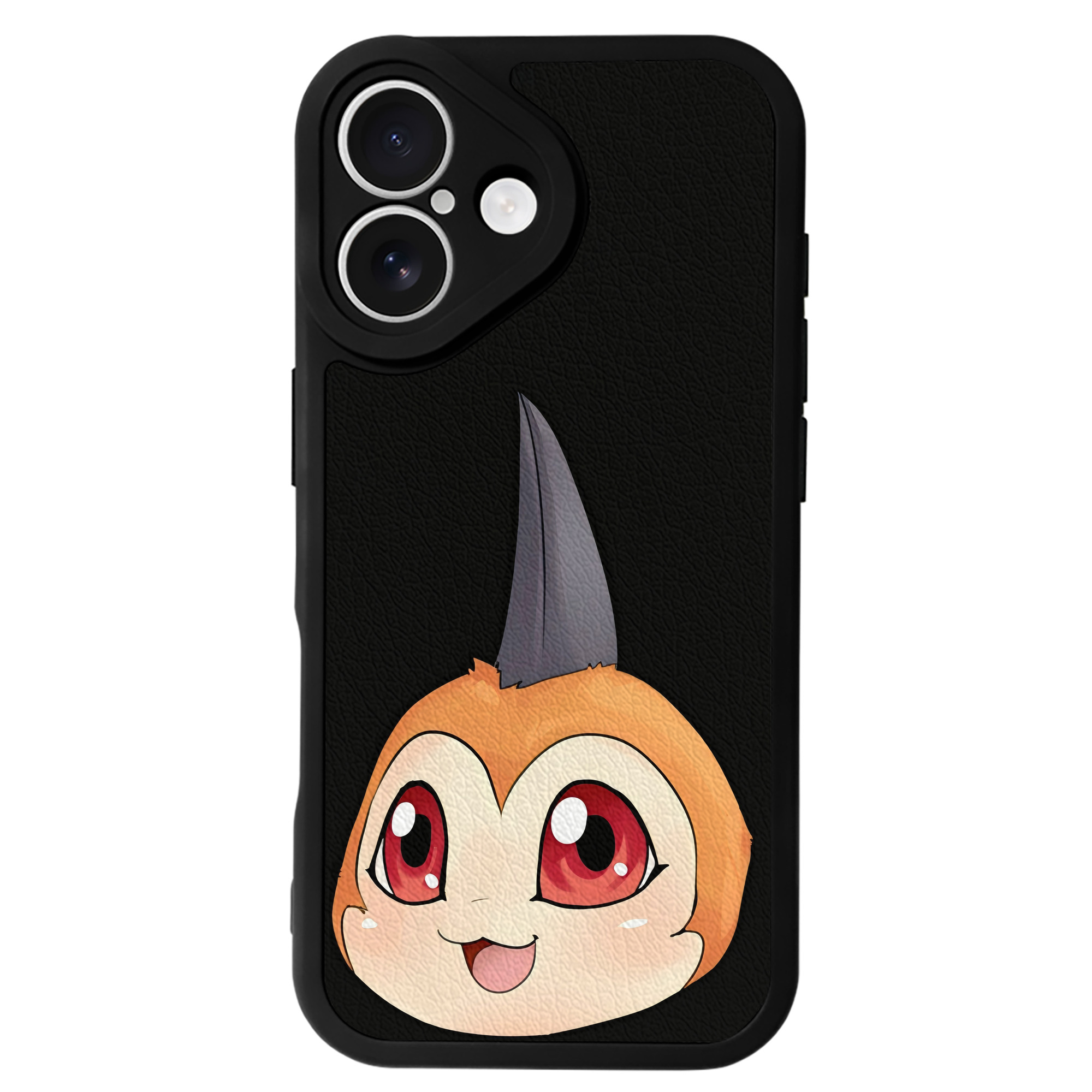 （画像用） Digimon デジタルモンスター/デジモン 【iPhone 16シリーズ対応】シリコンスマホケース（レザー調） 材質：シリコン